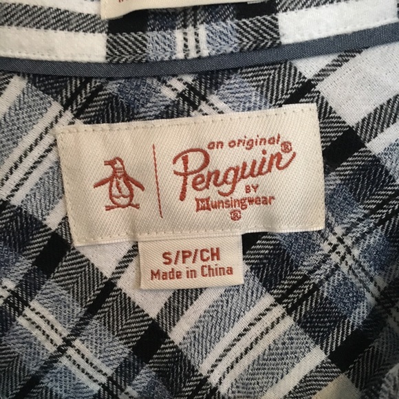 PENGUIN flannel button-down - S - Picture 2 of 2
